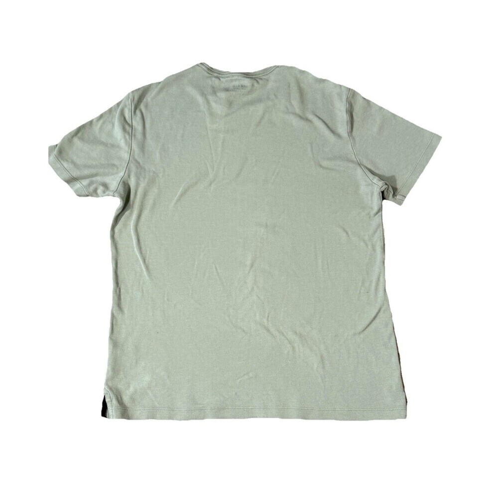 Banana Republic Luxe Touch Tee Womens S Green 100% Cotton Performance T-Shirt - Picture 3 of 8